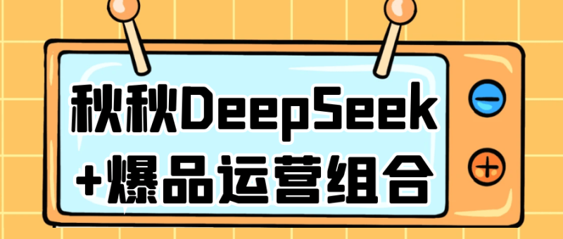 秋秋DeepSeek+爆品运营组合-久丫丫资源网