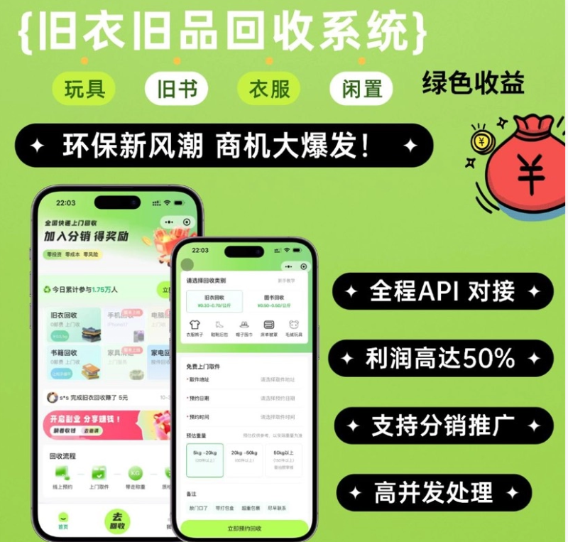 A2646旧物旧品回收系统源码 go语言版 具备高稳定性与低维护成本-久丫丫资源网