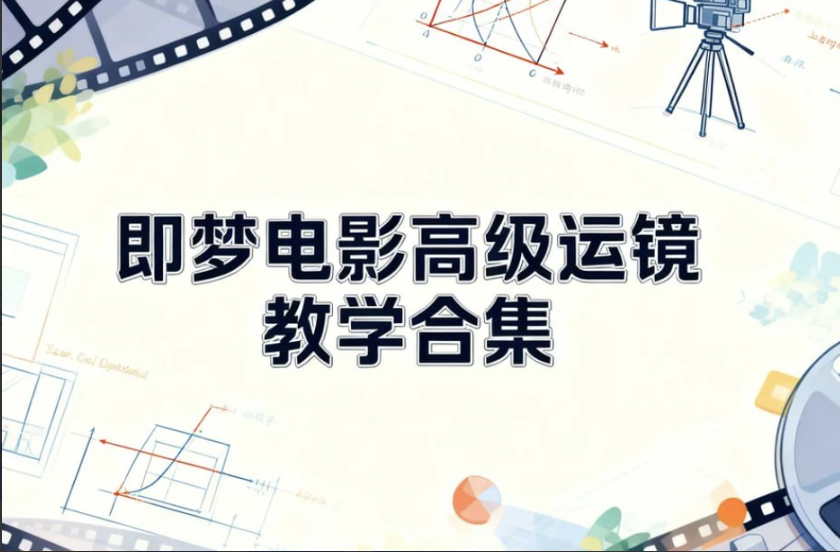 即梦电影高级运镜教学合集，用AI打造电影级镜头语言-久丫丫资源网