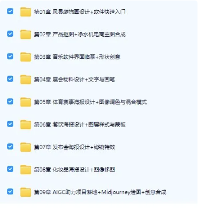 Photoshop+AIGC商业设计从入门到实战-久丫丫资源网