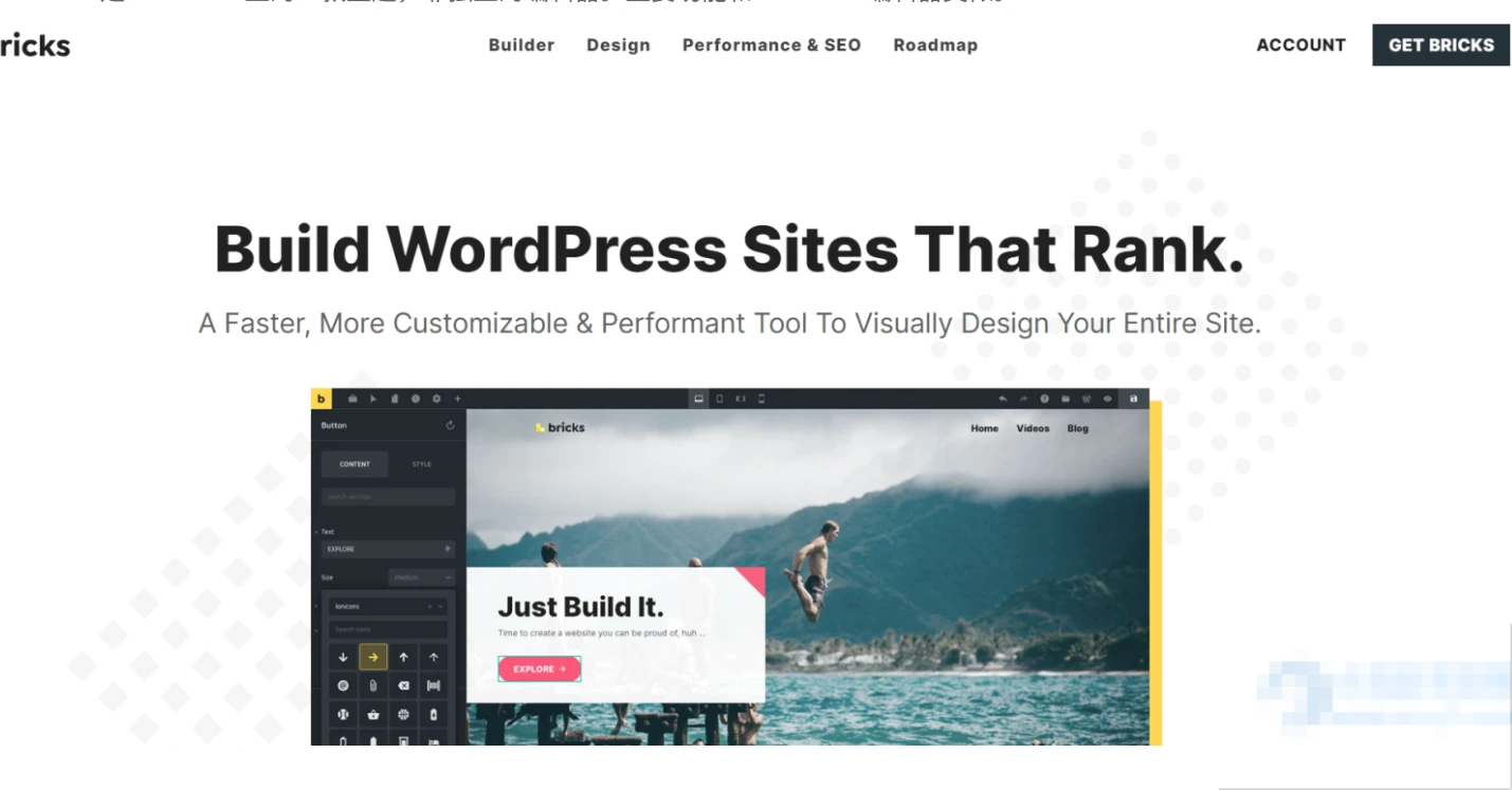 WordPress主题–Bricks Builder v2.3.7 破解版，自带可视化编辑器的主题-久丫丫资源网
