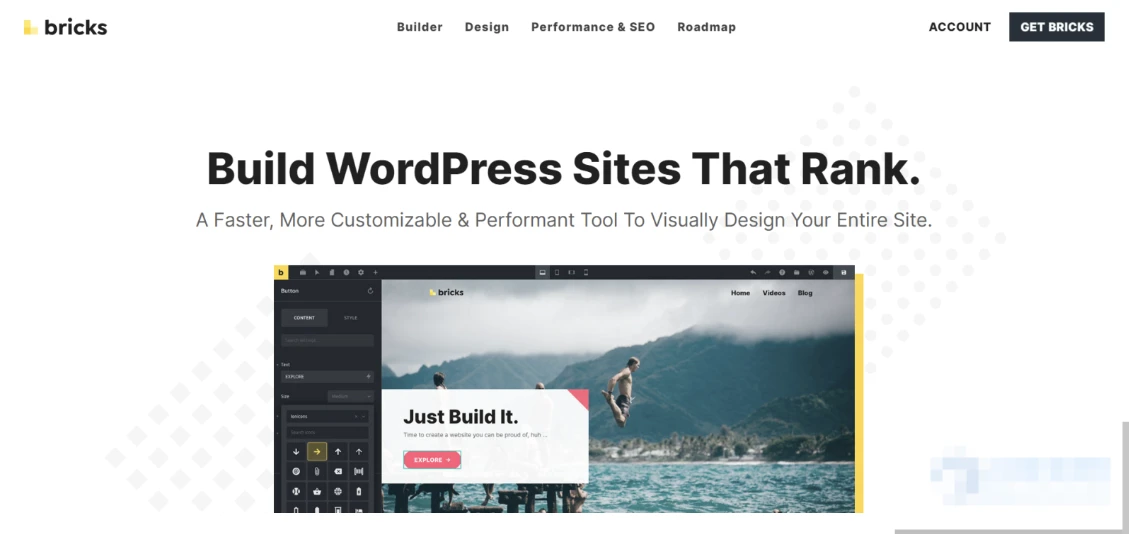 WordPress主题–Bricks Builder v2.3.9 破解版，自带可视化编辑器的主题-久丫丫资源网