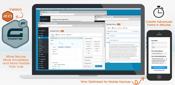  WordPress 表单插件–Gravity Forms v3.0.1 破解版下载-久丫丫资源网