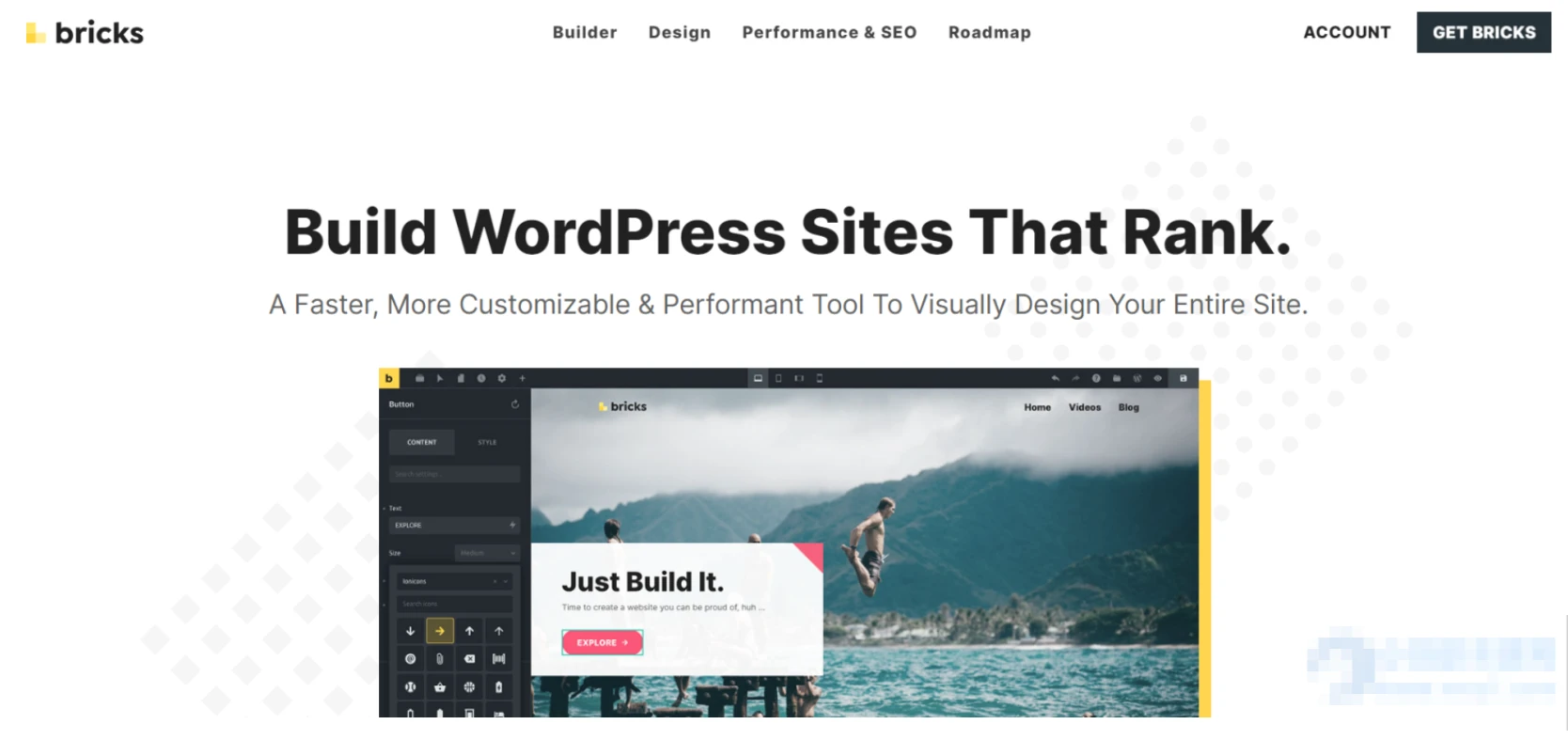 WordPress主题–Bricks Builder v2.3.10 破解版，自带可视化编辑器的主题-久丫丫资源网
