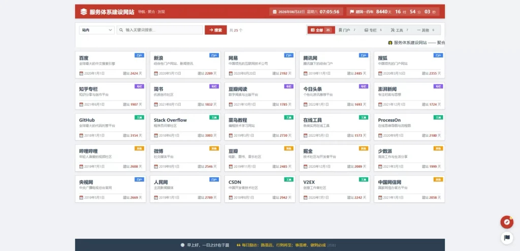 图片[1]- 导航网站html模板多风格-久丫丫资源网