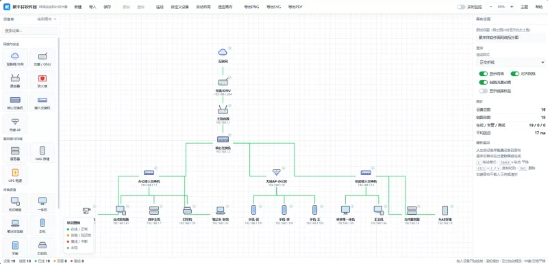 聚丰祥软件园网络拓扑图设计工具源码-久丫丫资源网